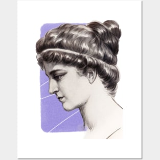 Philosopher Hypatia illustration Posters and Art
